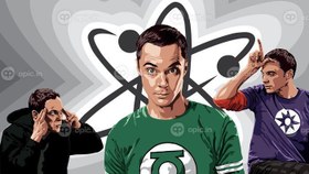 تصویر دانلود والپیپرهای تصویری کارتون برند The Big Bang Theory شلدون کوپر 