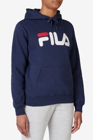 تصویر هودی ورزشی زنانه Fila Sport Hoodie سرمه ای 