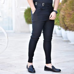 تصویر شلوار مردانه مدل Mehrad(مشکی) Men's pants Mehrad model (black)