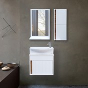 تصویر روشویی کابینتی تولیدی حبیبی سایز 20*46 کد RO-0031 - فولست (کامل) 