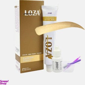 تصویر کیت رنگ ابرو لوزا (Loza) شماره 10 رنگ بلوند خیلی خیلی روشن حجم 20 میلی لیتر 