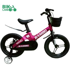 تصویر دوچرخه بچه گانه رمبو مدل HR16200 سایز 16 Rambo children's bicycle, model HR16200, size 16