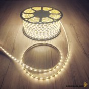 تصویر ریسه شلنگی LED 5730 دو لاین ۱۰۰ متر تراکم ۸۸ 