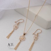 تصویر نیم ست طلا ثمین 4 