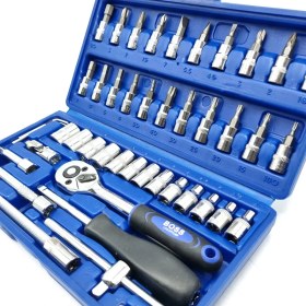 تصویر جعبه بکس 46 عددی باس مدل اصلی وارداتی اورجینال ( پک پلمپ اصلی) / دستکش دار / آلن دار / LIFE_STYLE کد 46PCS BOSS /original / کلکسیونی / تحت لیسانس آلمان Germany Technology /46 PCS / original / پک پلمپ اصلی