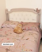 تصویر سرویس لحاف روتختی لوکس دکوتین، کد SG۲۳۵-۰۴ - تک رو طرح جنس مخمل - دو نفره ۸ تکه : لحاف روتختی + رویه تشک ‌کش‌دوزی + روبالشی ۴x + کوسن ۲x