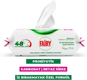 تصویر دستمال مرطوب فیری با رایحه لیلیوم بسته ۱۰۰ عددی 