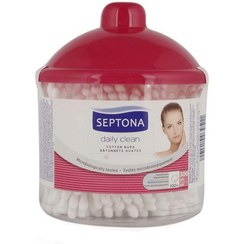 تصویر گوش پاک کن خمره ای آرایشی 300 عددی Septona ا Septona Daily Clean Makeup Cotton Buds 300 Pieces Septona Daily Clean Makeup Cotton Buds 300 Pieces