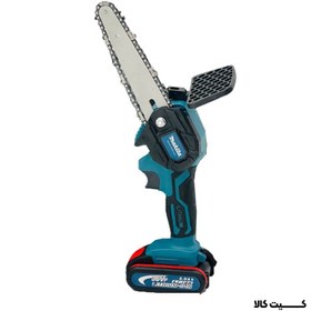 تصویر اره شارژی زنجیری تیغه 15 سانت ماکیتا 36V Makita 36V rechargeable chain saw, 15 cm blade