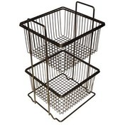 تصویر سبد سیب زمینی و پیاز ۲ طبقه مدل مربع 