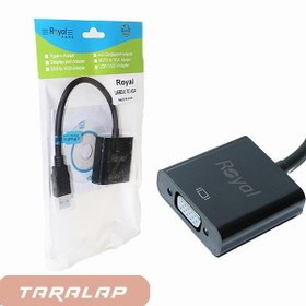 تصویر تبدیل USB 3.0 to VGA رویال 