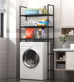 تصویر کاور ماشین لباسشویی شلف‌دار مدرن 