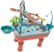 تصویر بازی آموزشی ماهیگیری و پله پنگوئن مدل 7713 