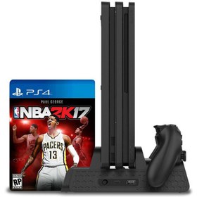 تصویر استند فن و شارژر دابی مخصوص ps4 مدل TP4-882 