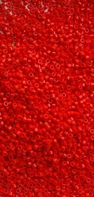 تصویر منجوق دلیکا میوکی - قرمز روشن براق - میوکی - کد 0727 