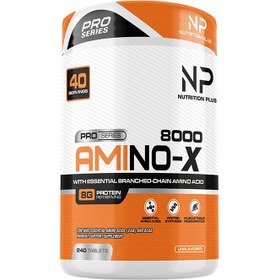 تصویر آمینو ایکس 8000 پرو ان پی (نوتریشن پلاس) 240 قرص Amino X 8000 Nutrition Plus 240tabs