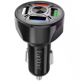 تصویر شارژر فندکی ارلدام مدل CC32 ظرفیت ۳.۱ آمپر فست شارژ 