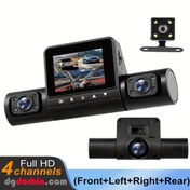 تصویر دوربین ثبت وقایع خودرو ۴ دوربینه مدل K111 