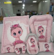 تصویر ست تشک لبه دار نوزادی 6 تیکه فانتزی کد K0603 3D bed set Kid 6 PIS code K0603