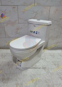 خرید و قیمت توالت فرنگی لوکس گاتریا سفید مات کد R345 | ترب