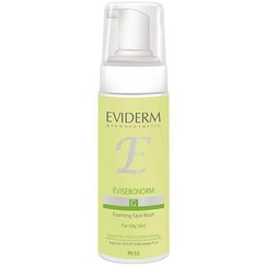 تصویر سیندت فوم شستشوی صورت اوی سبونورم اویدرم EVISEBONORM G FOAMING FACE WASH OILY SKIN EVIDERM 