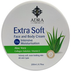 تصویر کرم مرطوب کننده آدرا مدل آلوئه ورا حجم 200 میلی لیتر 