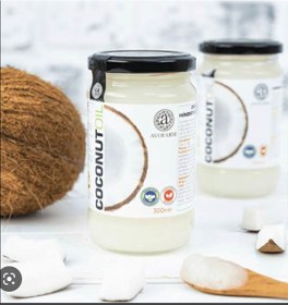 تصویر روغن نارگیل اورجینال برند Avofarm مدل Organic Coconut Oil 300 Ml کد 458814686 