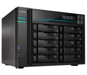 تصویر ذخیره ساز تحت شبکه ایسوستور مدل Asustor Lockerstor 10 Pro AS7110T ا Asustor Lockerstor 10 Pro AS7110T 10 bay Tower NAS Storage Asustor Lockerstor 10 Pro AS7110T 10 bay Tower NAS Storage