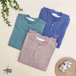 تصویر بلوز تک پسرانه یقه ژاپنی 