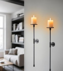 تصویر جاشمعی دیواری مدرن 