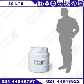 تصویر مخزن آب عمودی تک لایه پلی اتیلن 80 لیتری پلاستونیک مدل 6104 PLASTONIC Vertical polyethylene water tank 80 lit