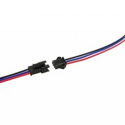 تصویر کانکتور SM سه پین سیمدار نر و ماده 