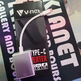تصویر تبدیل v-net Type-C to HDMI 
