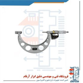 تصویر ست میکرومتر دیجیتال آسیمتو 200-100 خارج سنج مدل 6-08-115 Asimeto Digital Interchangeable Anvils Outside Micrometer 115-08-6