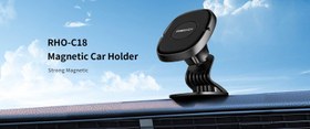 تصویر استند گوشی برای خودرو رسی مدل RHO-C18 Recci Magnetic Car Mount Holder RHO-C18