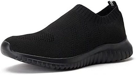 تصویر konhill Women&#39;s Walking Tennis Shoes - Lightweight Athletic Casual Gym Slip on Sneakers 