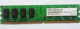 تصویر رم دسکتاپ DDR2 فرکانس 800 مگاهرتز اپیسر ظرفیت 2 گیگابایت ا Apacer PC2-6400 DDR2 800MHz Desktop RAM - 2GB Apacer PC2-6400 DDR2 800MHz Desktop RAM - 2GB