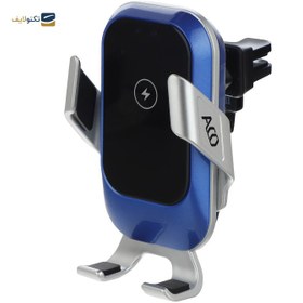 تصویر پایه نگهدارنده و شارژر بی سیم گوشی آکو مدل Drift Pro Aco Wireless Charging Holder Drift Pro