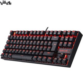 تصویر باندل گیمینگ 4 تیکه ردراگون Redragon K552-BB Redragon Redragon K552-BB Gaming Keyboard and Mouse, Large Mouse Pad, PC Gaming Headset with Microphone Combo 87 Key Mechanical Keyboard with Blue Switches for Windows PC Games-Keyboard Mouse Pad Head