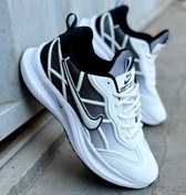 تصویر کتانی اسپرت مردانه نایکی مدل ZAR رنگ سفید و مشکی 