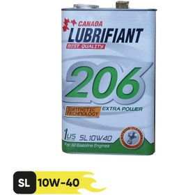 تصویر روغن موتور SL 10_40 کانادا لوبریفنت 4 لیتری مناسب برای 206 Motor oil SL 10_40 Canada lubricant 4 liters suitable for 206