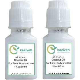 تصویر روغن نارگیل کازیوه مدل k2 حجم 60 میلی لیتر بسته 2 عددی 