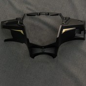 تصویر فلاپ کلگی اس وای ام لاکی۱۸۵ مشکی شال طلا ABS 