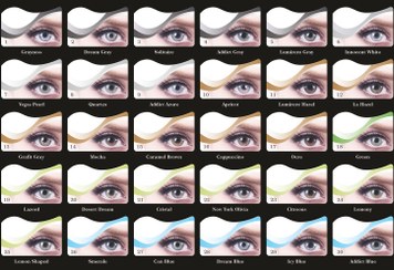 تصویر لنز چشم رنگی رویال ویژن شماره 14 ROYAL VISION Color contact lenses 14