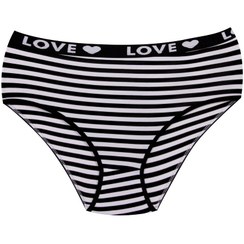 تصویر شورت زنانه ماییلدا مدل راه راه کد 4081 