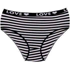 تصویر شورت زنانه ماییلدا مدل راه راه کد 4081 