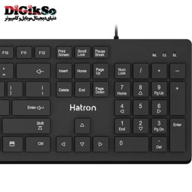 تصویر کیبورد باسیم هترون مدل HK250 Hatron HK250 Wired Keyboard