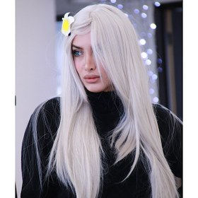 تصویر کلاهگیس مدل سفید 