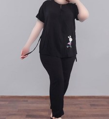 تصویر بلوز شلوار نخی مدل خرگوش 