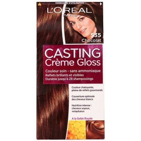 تصویر کیت رنگ مو لورآل شماره Casting Creme Gloss 535 LOreal Casting Creme Gloss Hair Color Kit 535